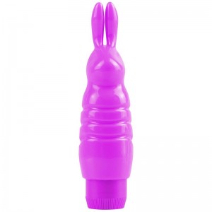 Neon Mini Vibrador Luv Touch Rabbit Púrpura