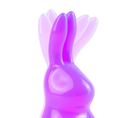 Neon Mini Vibrador Luv Touch Rabbit Púrpura
