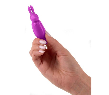 Neon Mini Vibrador Luv Touch Rabbit Púrpura