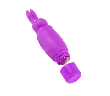Neon Mini Vibrador Luv Touch Rabbit Púrpura