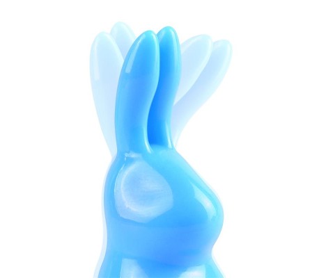 Neon Mini Vibrador Luv Touch Rabbit Azul
