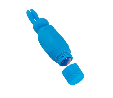 Neon Mini Vibrador Luv Touch Rabbit Azul