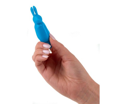 Neon Mini Vibrador Luv Touch Rabbit Azul