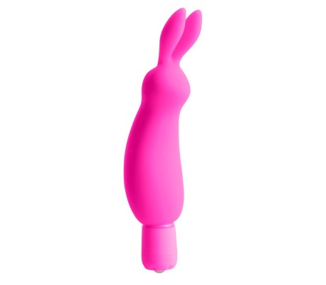 Neon Mini Vibrador Luv Bunny Rosa