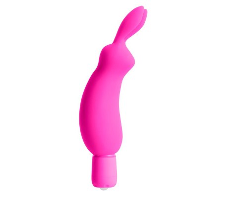 Neon Mini Vibrador Luv Bunny Rosa