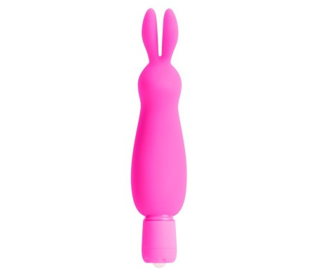 Neon Mini Vibrador Luv Bunny Rosa