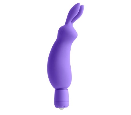 Neon Mini Vibrador Luv Bunny Púrpura