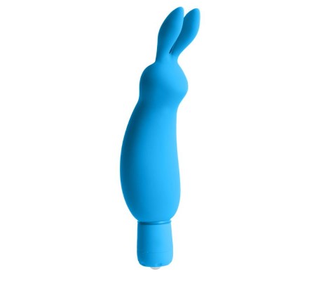 Neon Mini Vibrador Luv Bunny Azul