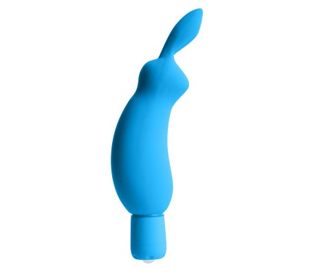 Neon Mini Vibrador Luv Bunny Azul