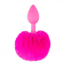 Neon Plug Anal con Cola Rosa
