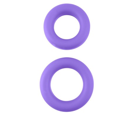 Neon Set de Anillos para el Pene Púrpura