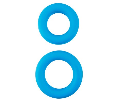 Neon Set de Anillos para el Pene Azul