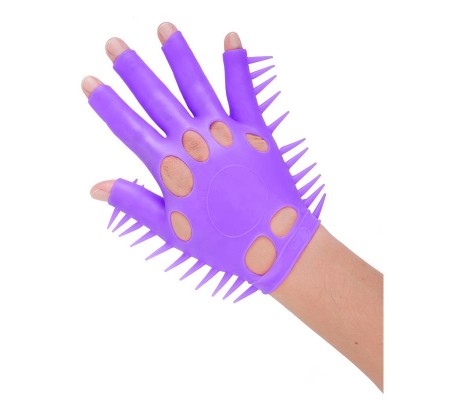 Neon Guante Estimulador Púrpura