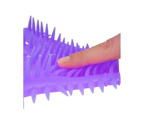 Neon Guante Estimulador Púrpura