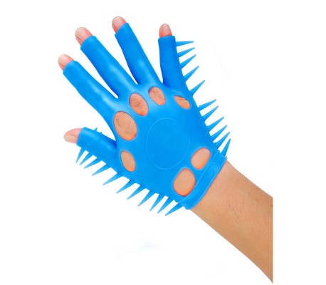 Neon Guantes Estimualadores Azul