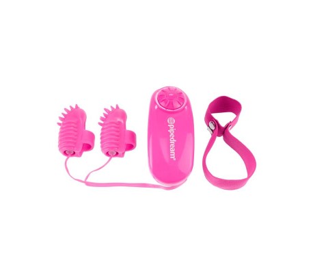 Neon Mini Vibradores para el Dedo Rosa