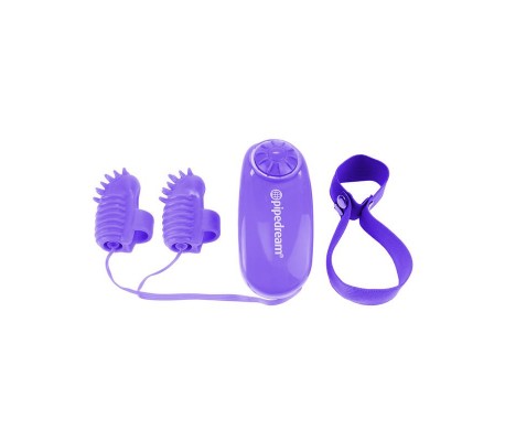 Neon Mini Vibradores para el Dedo Púrpura