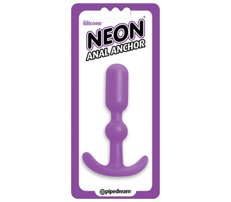 Neon Plug Anal Ancho Púrpura