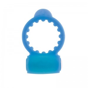 Neon Anillo Vibrador Azul