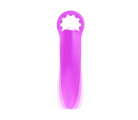 Neon Mini Vibrador Lil Finger Púrpura