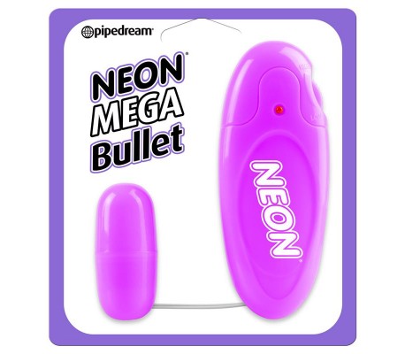 Neon Bala Vibradora a Control Remoto Luv Touch Púrpura