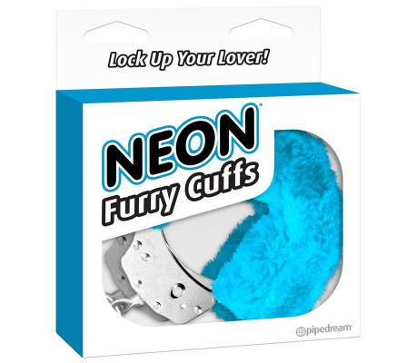 Neon Esposas Forradas Color Azul