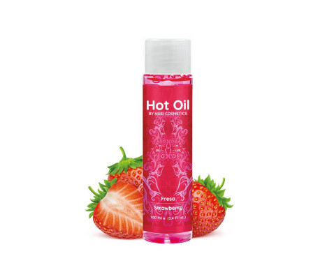 Nuei Aceite Hot Oil Efecto Calor Fresa 100 ml
