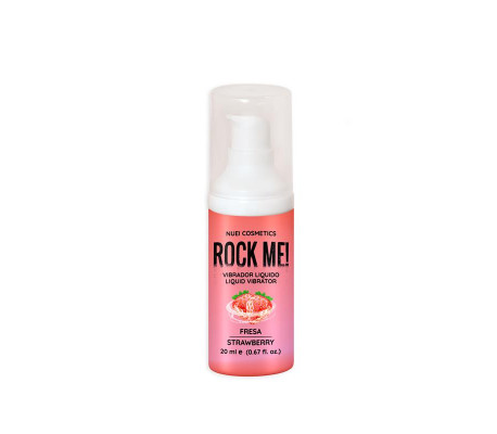 Rock Me! Vibrador Líquido Fresa 20 ml