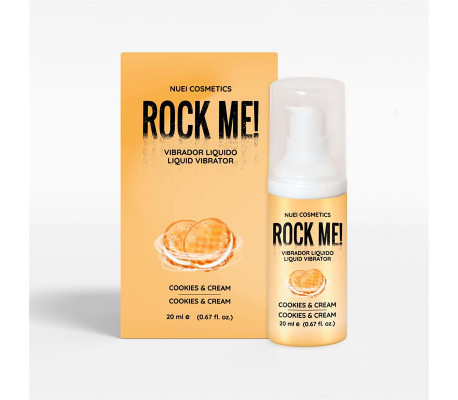 Rock Me! Vibrador Liquido Cookies and Cream 20 ml