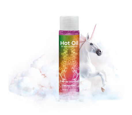 Hot Oil Elixir Unicornio Masaje Efecto Calor 100 ml