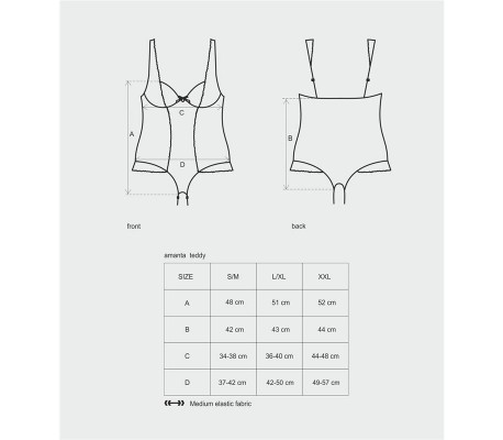 Amanta Body Negro y Celeste