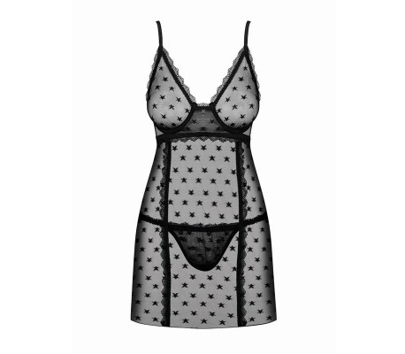 Astralya Babydoll Semi Transparente