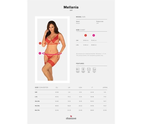 Mellania Set de Sujetador y Tanga