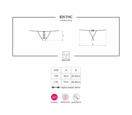 Tanga Abierto 831-THC-1