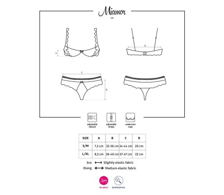 Miamor Set de 2 Piezas