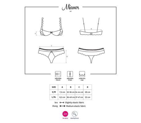 Miamor Set de 2 Piezas