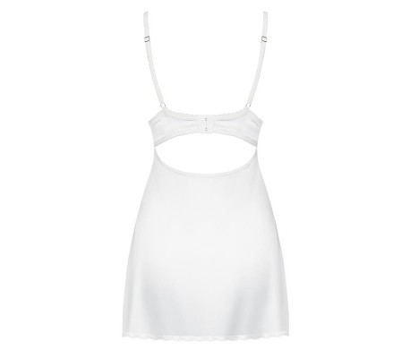 871-CHE-2 Chemise y Tanga Color Blanco