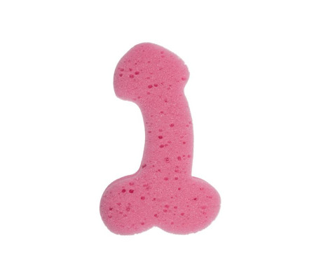 Esponja de Baño Forma de Pene Color Aleatorio 1 Unidad