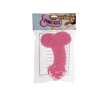 Esponja de Baño Forma de Pene Color Aleatorio 1 Unidad