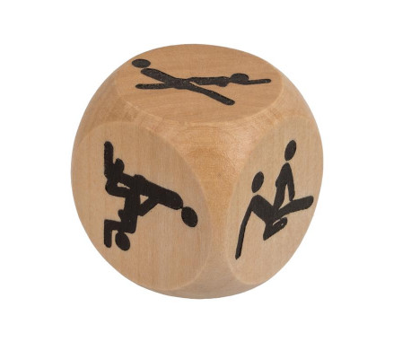 Dado Madera Kamasutra 3x3 cm 1 Unidad