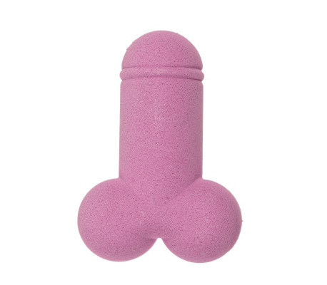 Bomba de Baño Forma de Pene Olor Fresa