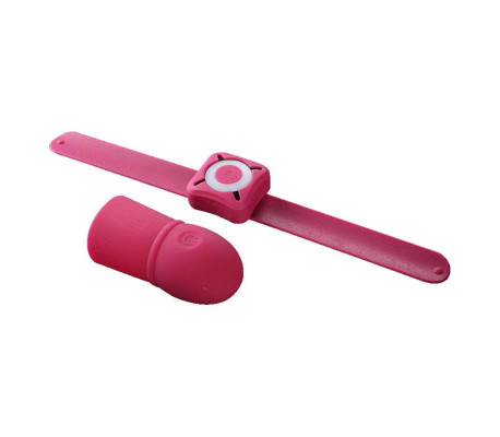 Super Striker Funda para el Pene con Vibración Rosa