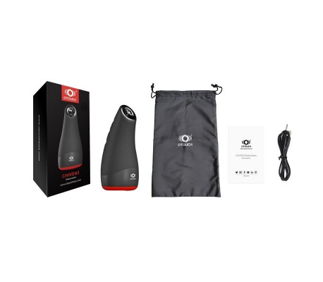 Chiven 3 Masturbador Masculino Efecto Calor Silicona Líquida Negro