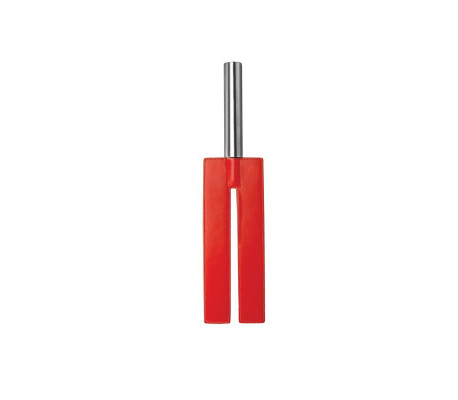 Shots Ouch! Whips and Paddles Leather Pala Abierta Rojo
