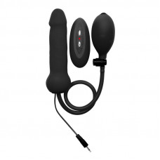 Shots Ouch! Dildo Vibrador Hinchable Negro