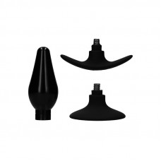 Set Plug Anal y Ventosa Putiaguda Grande Negro