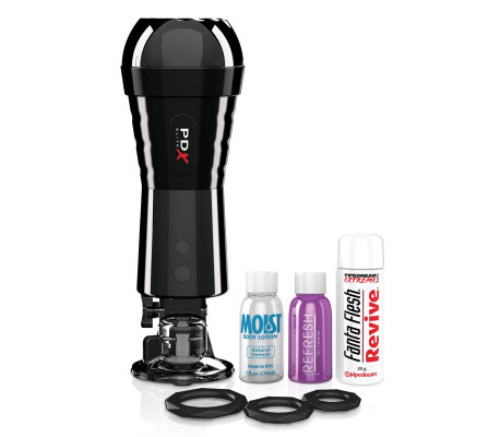 PDX Elite Masturbador Vibrador Cock Compressor