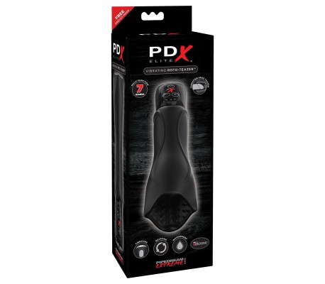 PDX Elite Masturbador Vibrador Roto-Teazer