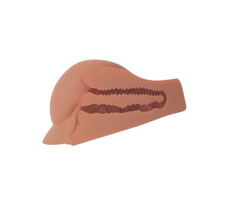 Masturbador Perfect Ass Doble Orificio Caramel Skin