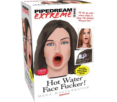 Pipedream Extreme Toyz MAsturbador de Agua Caliente Hot Water Face Fucker! Morena